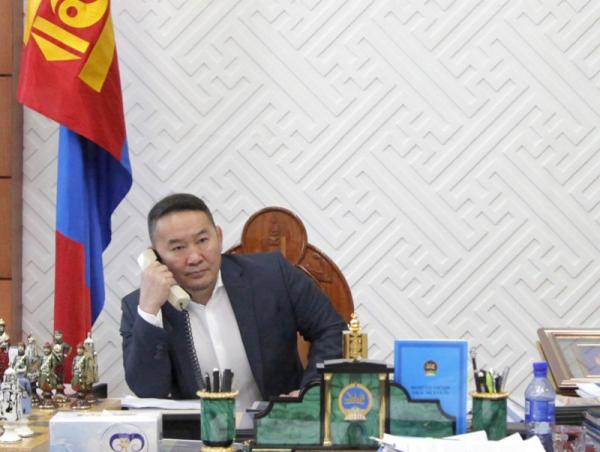 Монгол Улсын Ерөнхийлөгч Х.Баттулга ОХУ-ын Ерөнхийлөгч В.В.Путинтай утсаар ярилаа