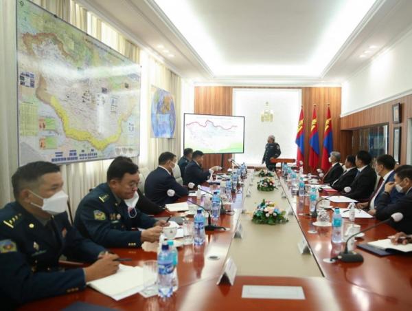 Монгол Улсын Ерөнхийлөгч Хил хамгаалах ерөнхий газарт ажиллалаа