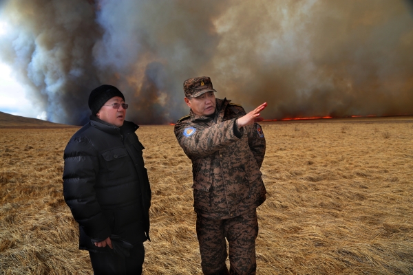 Монгол Улсын Ерөнхийлөгч Дорнод аймгийн Баян-Уул суманд ажиллалаа