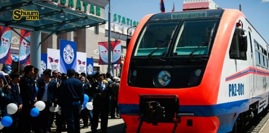 “Railbus” Толгойтоос Амгалан хүртэл 3500 төгрөгөөр үйлчилнэ