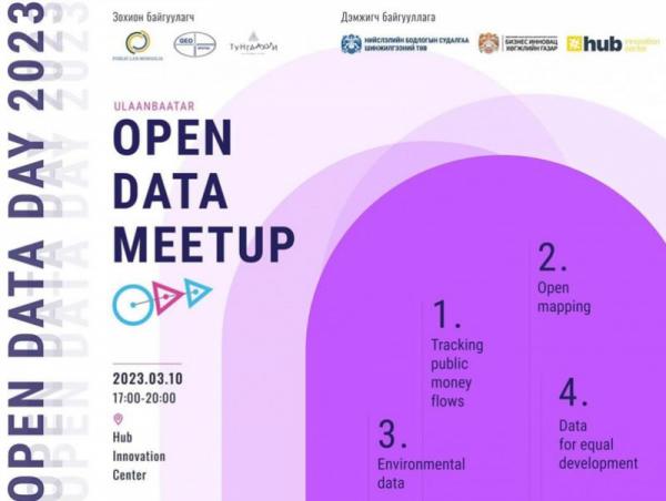 “Open data meetup 2023” арга хэмжээнд урьж байна